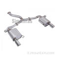 Tubo di marmelle per scarico di scarico Catback per Volkswagen B6 R36